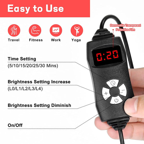 Red & Infrared heating belt